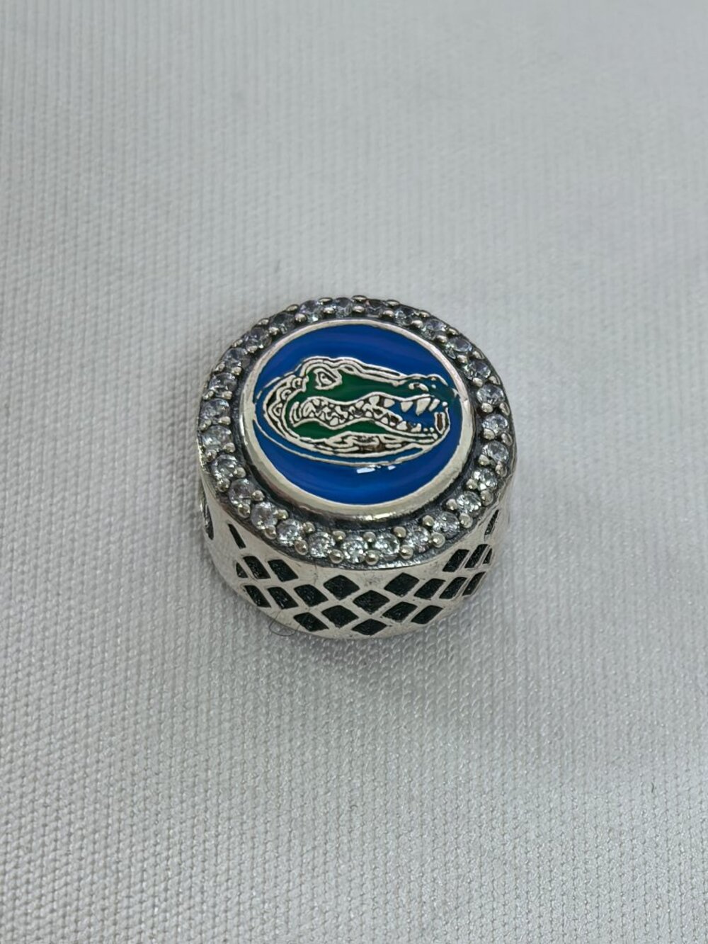 Pandora Florida Charm Alligator Charm, S925 Silver Jewelry